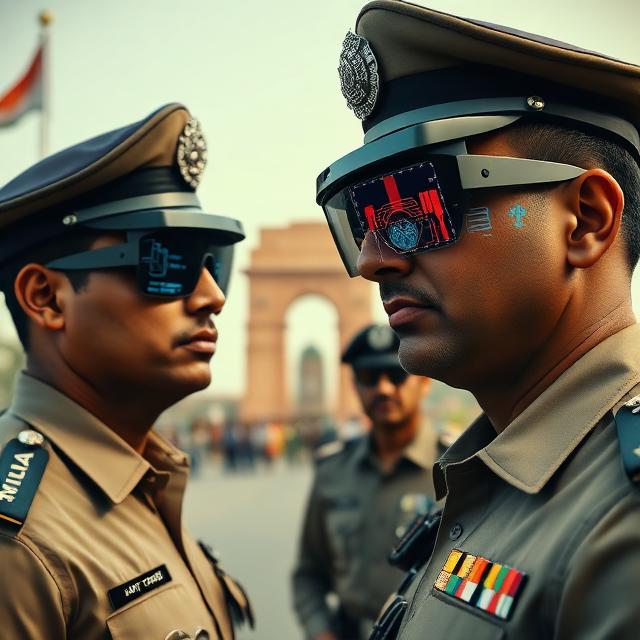 गणतंत्र दिवस सुरक्षेसाठी दिल्ली पोलिसांचा AI Smart Glasses निर्णय AI स्मार्ट चश्मे