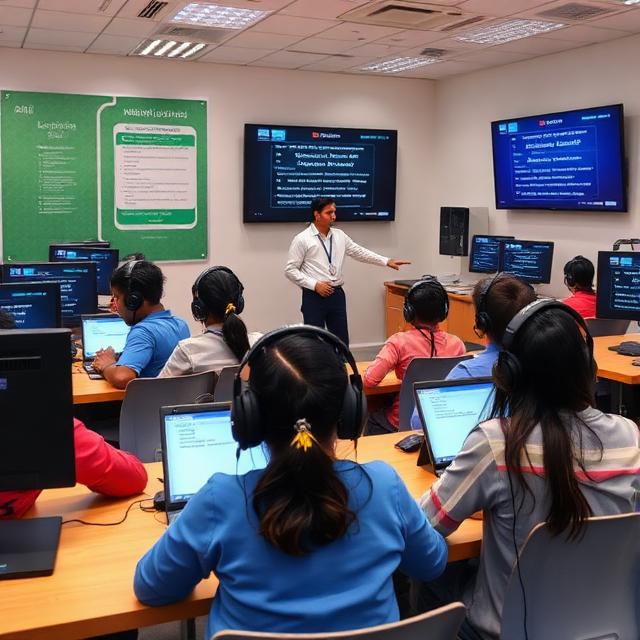 शाळांमध्ये AI-सह Language Labs सुरूवात  नाशिकमध्ये मराठी शिकण्यासाठी AI Project