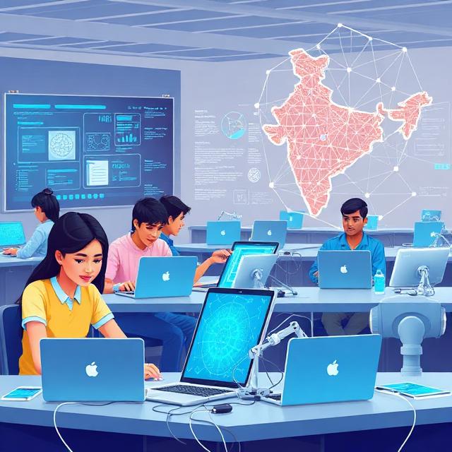 Indian Students AI शिकण्यात पुढे का भारत बनतोय Global AI Talent Hub