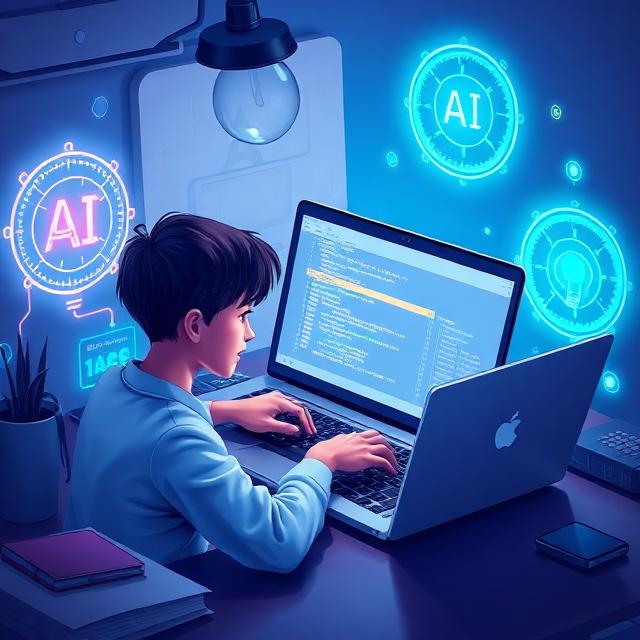 विद्यार्थी ते AI Developer  मोफत AI Tools वापरून विद्यार्थ्याने बनवला स्वतःचा App